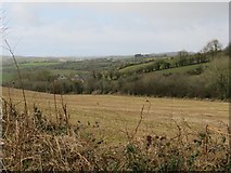 W5762 : Rural land near Killeady by Hywel Williams