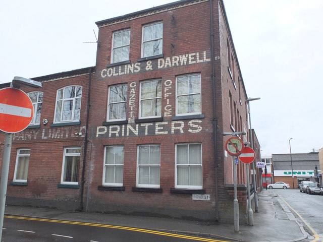Collins and Darwell, Printers, Hope Street, Leigh