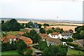 View northeastwards from Yarburgh church tower, 2002