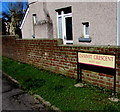 Zammit Crescent name sign, Llanelli