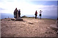 SJ6208 : Triangulation pillar, Wrekin summit by Richard Webb