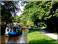 Narrowboats near Chirk Bank, Shropshire