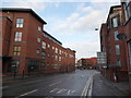 Looking across Newport Street towards Point Seven