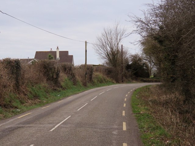 Country road near Cross Barry