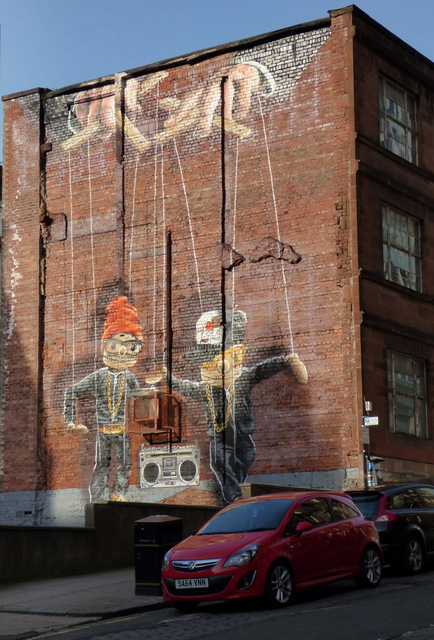 John Street puppets mural