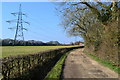 Track and pylon south of Rollestone Road