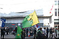  : A flag from the Meath Association of London in the St Patrick's Day Parade by Robert Lamb