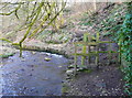 Stile on the footpath to Kebroyd, Mill Bank