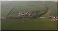 TF3296 : Medieval village site and moated Grange at Fulstow: aerial 2016 by Chris