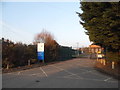 The entrance to Swinford Water Works