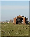 Derelict farm building north of Misson