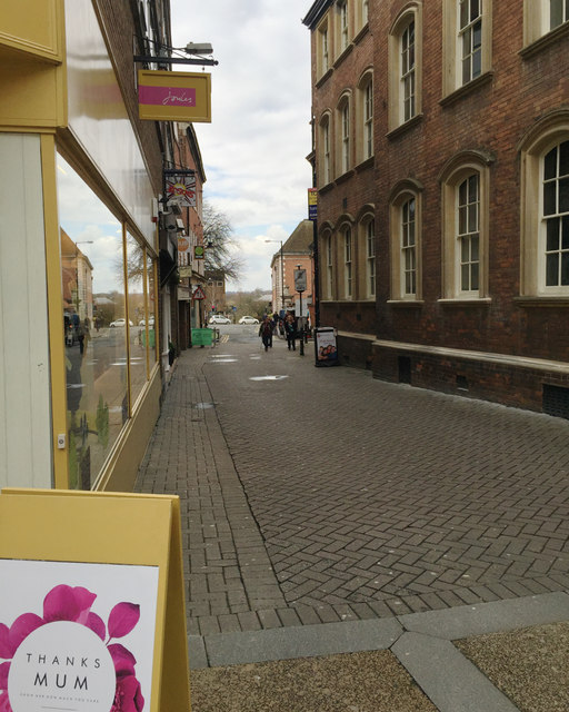 Copenhagen Street, Worcester, the day before Mothers Day