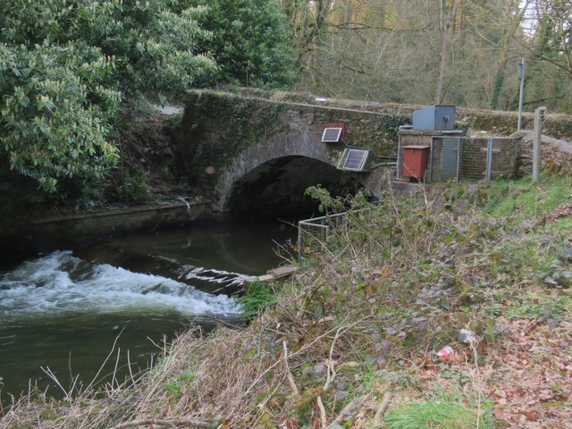 Bridge with small weir
