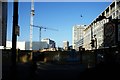 View of the Whitehouse, ITV Studios and office block next to Waterloo station from Chicheley Street