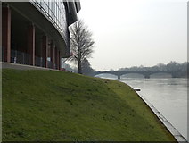SK5838 : River Trent next to the Nottingham Forest FC City Ground by Mat Fascione