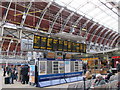 (Part of) the concourse at Paddington Station