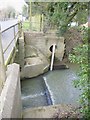 Depth gauge on River Mole