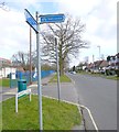 Barnfield Road looking eastwards