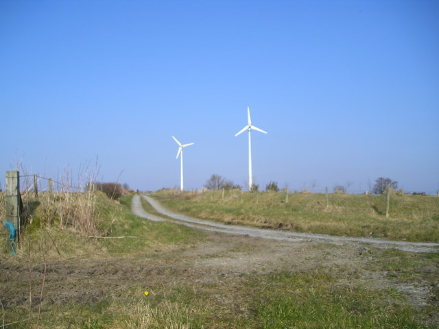 Wind turbines at Maes-y-Pwll