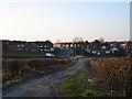 Looking across Sheffield Road