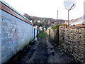 Back lane NW of Station Road, Abercynon