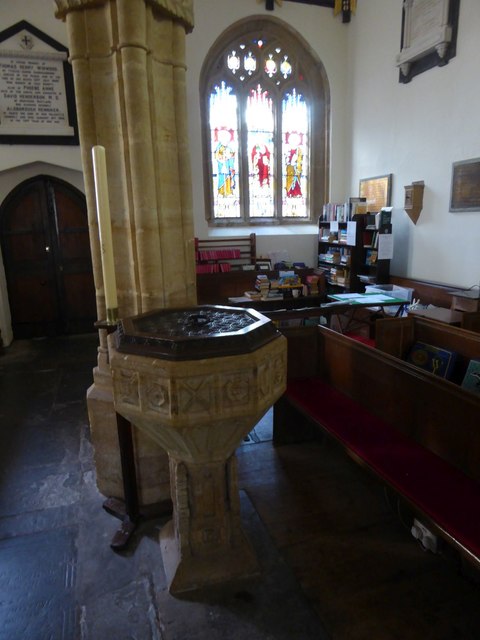 The Font In Langford Budville Church © David Smith Cc By Sa20 Geograph Britain And Ireland 4526