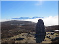 NN2851 : The Fleming cairn overlooking the West Highland Way by John Ferguson