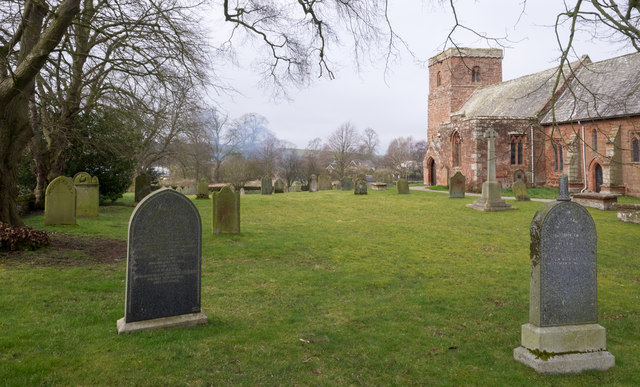 Graves at Church of St Margaret and St James