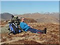 NN3806 : Beinn Uamha (summit) by Raibeart MacAoidh
