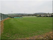 W7268 : Soccer fields by Hywel Williams