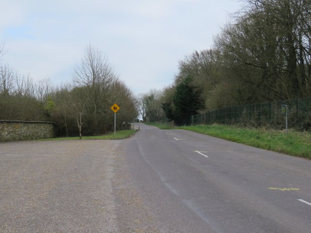 Rural road in a surprisingly industrial area