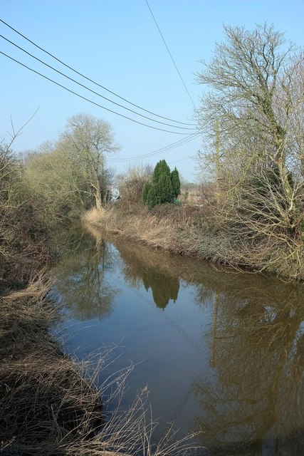 River Brue at Bason Bridge © Derek Harper :: Geograph Britain and Ireland