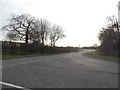 Fencott Road at the junction of Brill Road