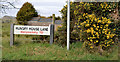 Name sign, Hungry House Lane, Ballynadolly, Stonyford/Lisburn (March 2016)