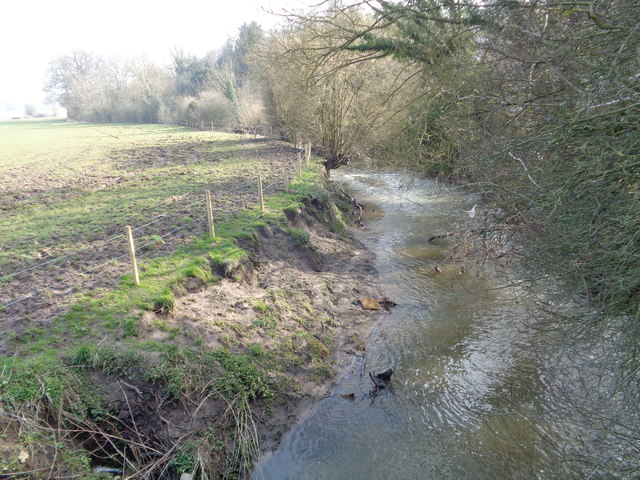 River Salwarpe at Salwarpe (upstream) © Jeff Gogarty cc-by-sa/2.0 ...