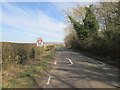 A  40  MPH  reminder  on  the  road  to  Fangfoss