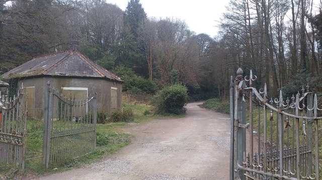 Old derelict gate house