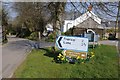 Road junction in St Newlyn East