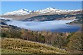 NN7743 : Mist clearing from Loch Tay by Jim Barton