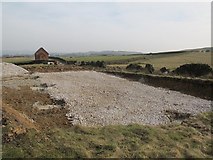 SE1543 : Foundations for a new building on the moors by Stephen Craven