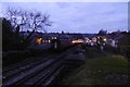 Train approaching Grosmont Station