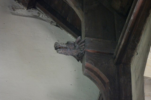 St Andrew's Church: Roof Beast