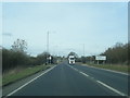 A5 northbound at the Warwickshire county boundary