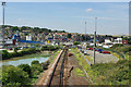 Seaford branch approaching Newhaven