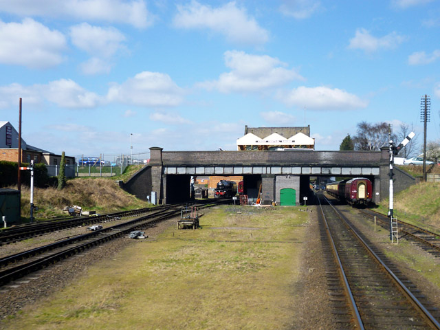 Approach to Loughborough station, Great Central Railway