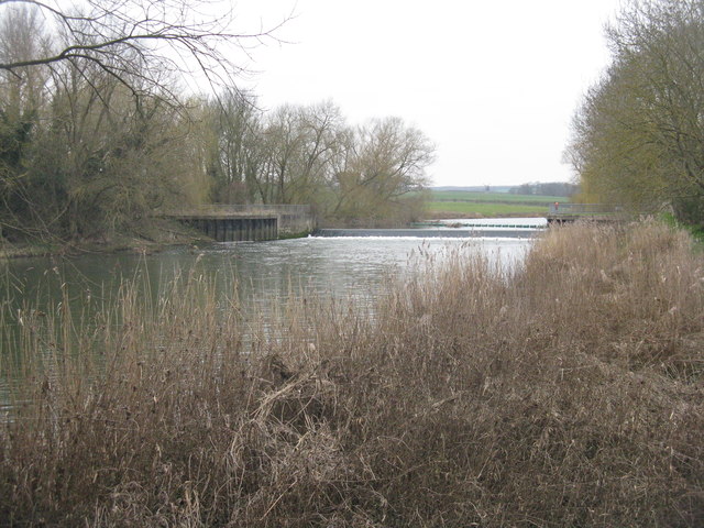 Weir on the River Great Ouse