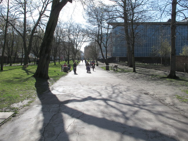 Broad walk in Holland Park