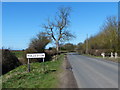 Fiskerton Road enters the village of Rolleston