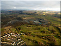 Cochrane Castle golf club from the air