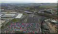 Lots of cars from the air